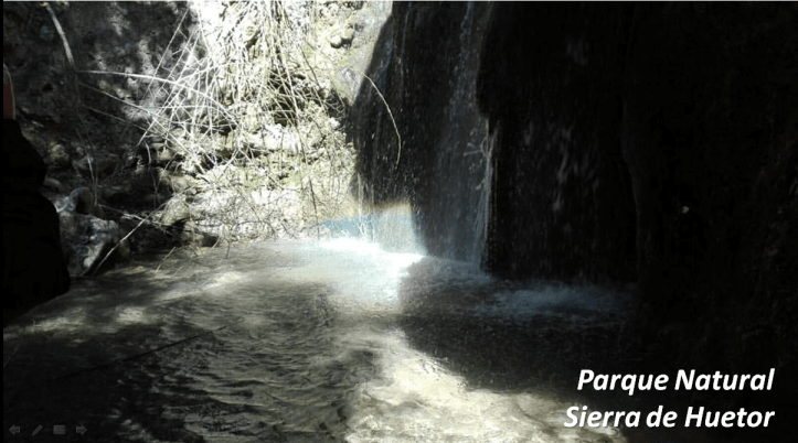 sierra de huetor con letras